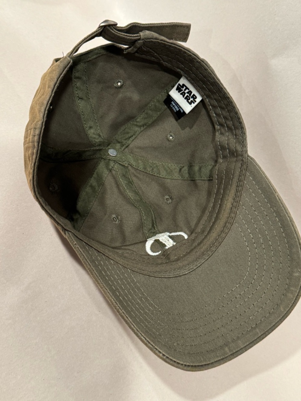 Star Wars Hat The Mandalorian Mythosaur Cap - Box Lunch Disney Exclusive Green - Picture 5 of 6